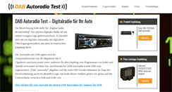 Desktop Screenshot of dabautoradiotest.com