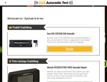 Tablet Screenshot of dabautoradiotest.com